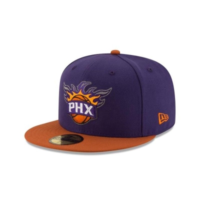 Purple Phoenix Suns Hat - New Era NBA 2Tone 59FIFTY Fitted Caps USA4812097